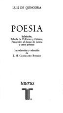 Portada de Poesía