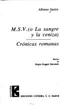Portada de M.S.V