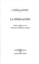 Portada de La insolación