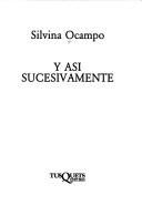 Portada de Y así sucesivamente