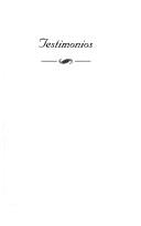 Portada de Testimonios