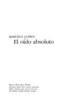 Portada de Oido Absoluto
