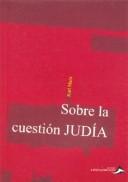 Portada de Sobre la Cuestión Judía