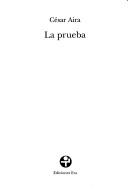Portada de La prueba
