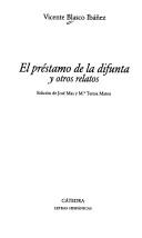 Portada de El préstamo de la difunta y otros relatos