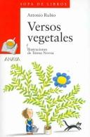 Portada de Versos Vegetales