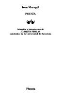 Portada de Poesía