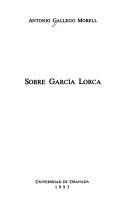 Portada de Sobre García Lorca