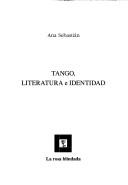 Portada de Tango, literatura e identidad