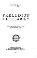 Portada de Preludios de "Clarin"