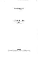 Portada de Lectura de Azul