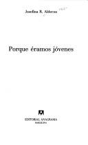 Portada de Porque éramos jóvenes