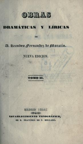 Portada de Obras dramáticas y líricas