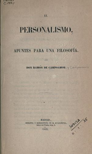 Portada de Personalismo