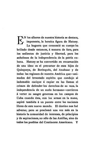 Portada de Hatuey