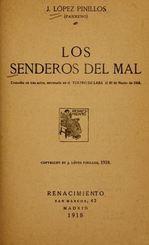 Portada de Los senderos del mal