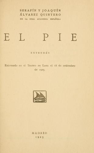 Portada de El pie