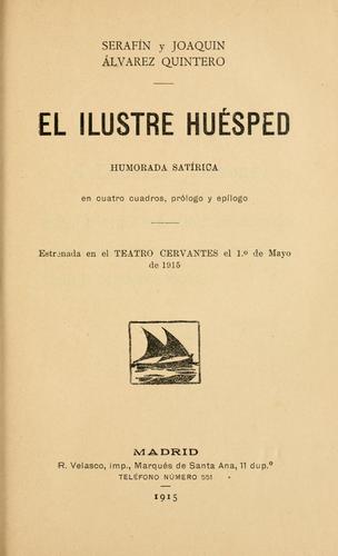 Portada de El ilustre huésped