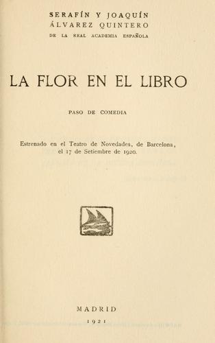 Portada de La flor en el libro