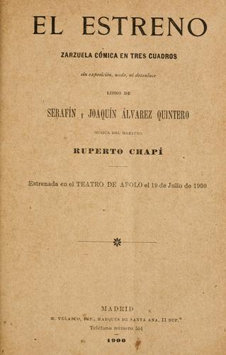 Portada de Estreno
