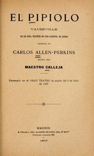 Portada de El pipiolo
