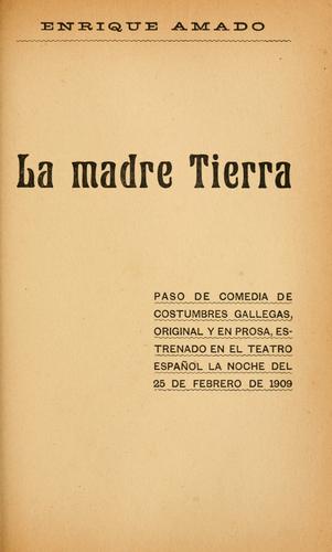 Portada de La madre tierra