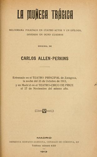 Portada de La muñeca trágica