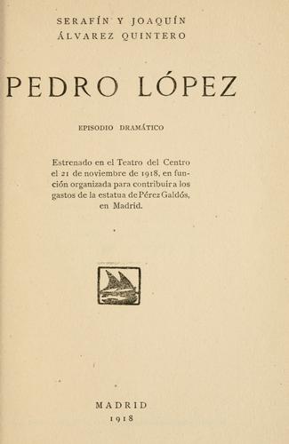 Portada de Pedro López