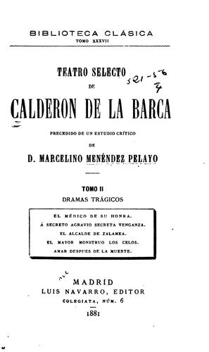 Portada de Teatro selecto