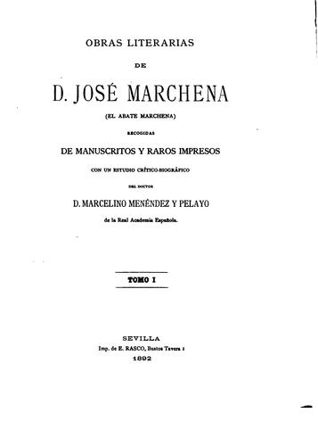 Portada de Obras literarias