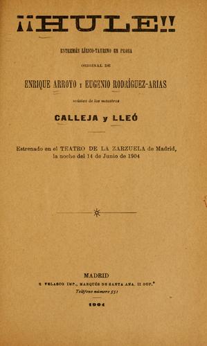Portada de Hule!