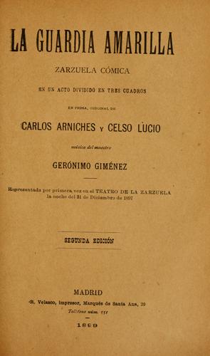 Portada de La guardia amarilla