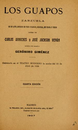 Portada de Los guapos