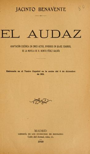 Portada de El audaz