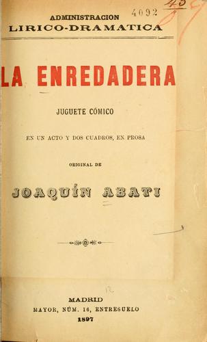 Portada de La enredadera