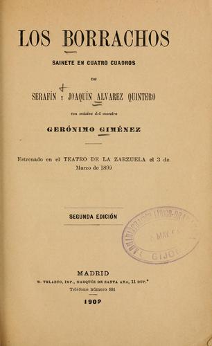 Portada de Los borrachos