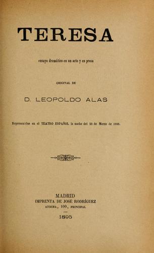 Portada de Teresa