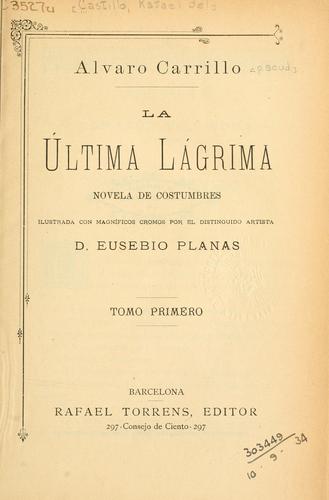 Portada de La última lágrima