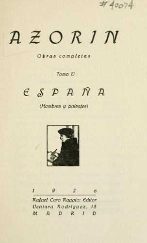 Portada de España