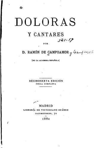 Portada de Doloras y Cantares