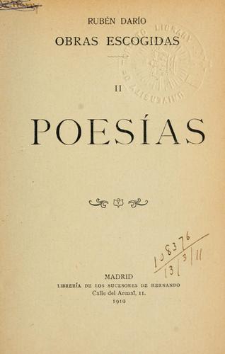 Portada de Obras escogidas