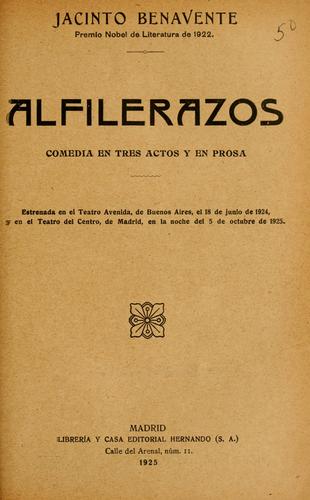Portada de Alfilerazos