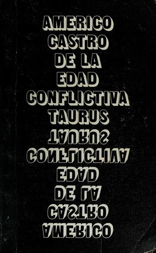 Portada de De la edad conflictiva