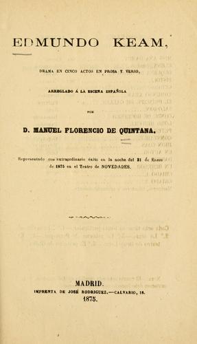Portada de Edmundo Keam