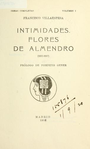 Portada de Intimidades