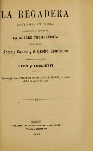 Portada de Regadera
