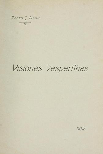 Portada de Visiones vespertinas