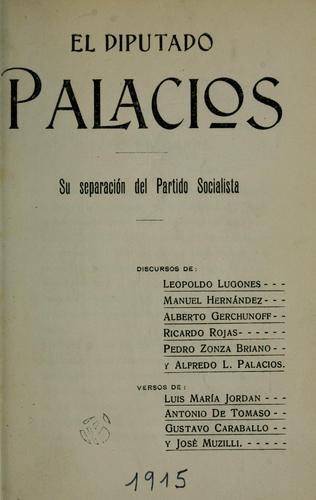 Portada de El Diputado Palacios