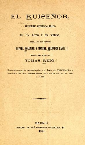 Portada de El ruiseñor