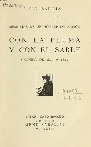 Portada de Con la pluma y con el sable